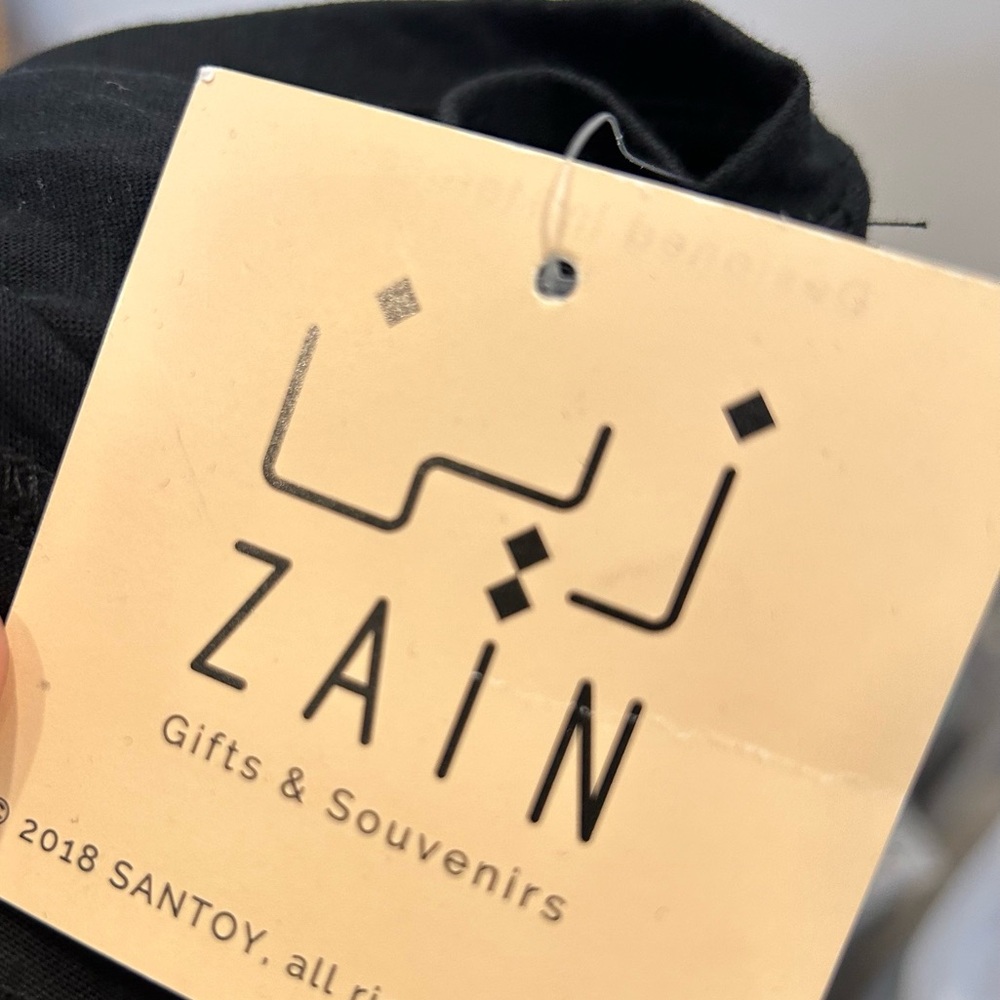 Zain Mama Africa Souvenir Short Sleeve V-Neck Tee Shirt Black - Picture 5 of 5